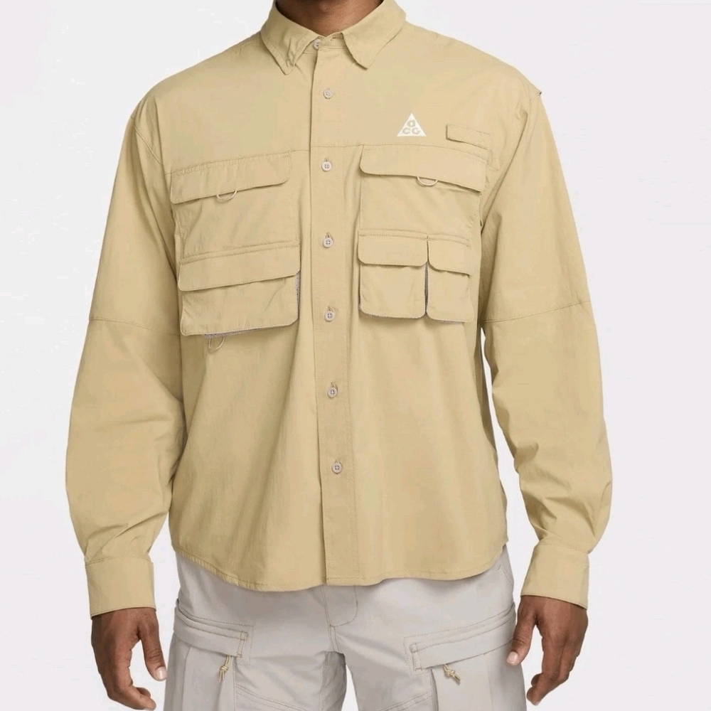 Small Nike ACG Orb Weaver Dri-FIT ADV UV Fishing Shirt Size Men’s HJ2465-297 S